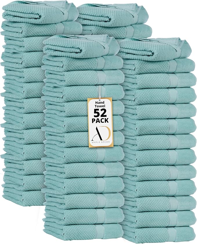 Ample Decor 100% Cotton Hand Towel by AmpleDecor