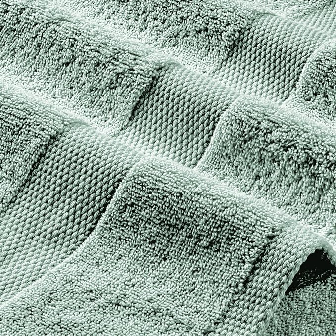 White Classic Green Hand Towels - Image 8