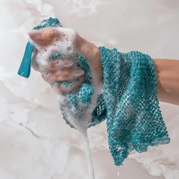 EcoTools Exfoliating Bath Net, Inspired by African Bath Net Sponge, Exfoliates - Image 6