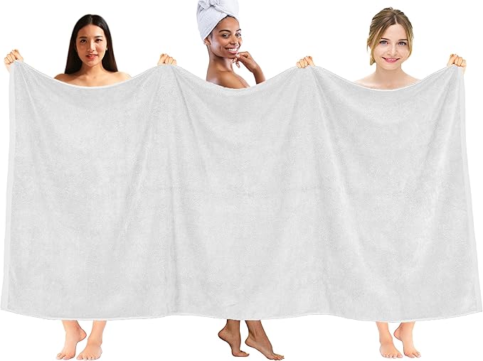 DAN RIVER Pack of 1 Bath Sheet 40x80 Inches, Super Soft Quick Dry Cotton Towels - Image 2