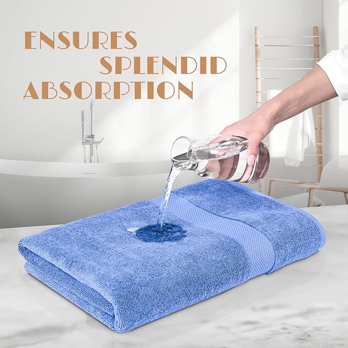 White Classic Luxury Soft Bath Sheet Towels - Image 5