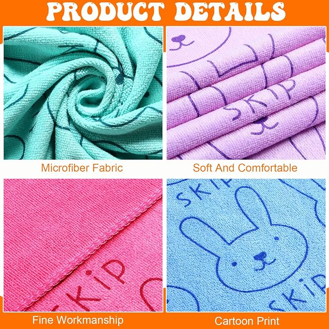 Peryiter 8 Pcs Dog Drying Towels Bulk 55'' x 28'' Pet Grooming Absorbent - Image 4