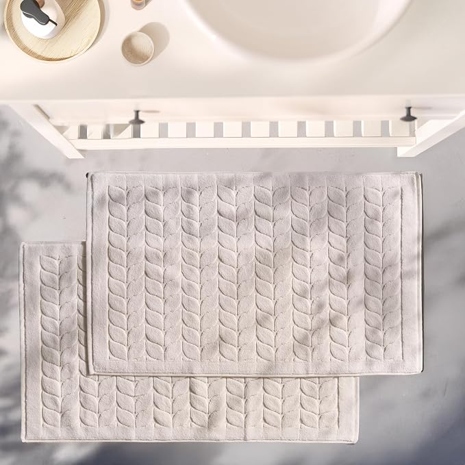 BAGNO MILANO Turkish Bath Towels, Soft Plush Jacquard Luxury Bath Towels - Image 4