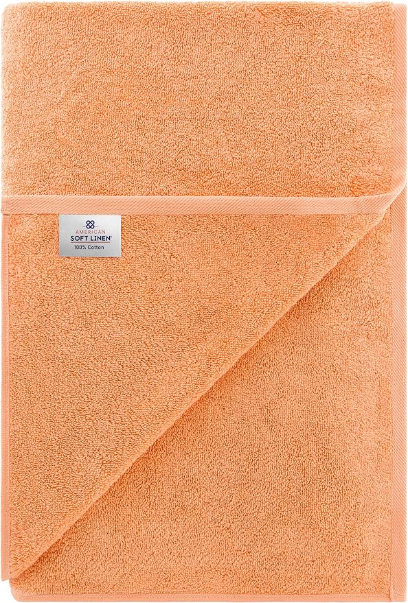 American Soft Linen Oversized Bath Sheet 40x80 Extra Large - Image 6