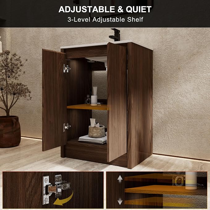 eclife 24" Bathroom Vanities - Image 5