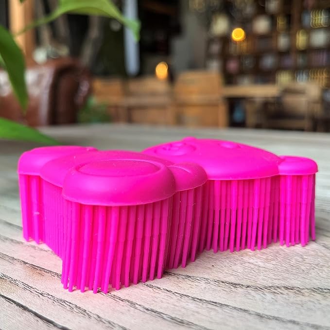 Premium Sensory Brush for Kids or Autism, Soft Silicone Body Scrubber, 2 in 1 - Image 2