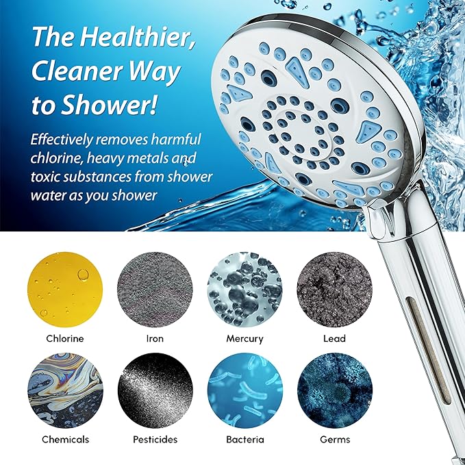 AquaCare High Pressure 10 Spray Mode Filtered Showerhead - Image 6