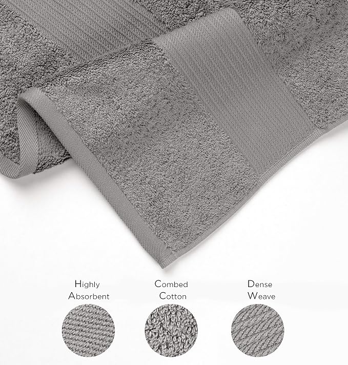 Luxury Oversized Bath Towels | Hotel Quality | Soft & Highly Absorbent |Quick - Image 3