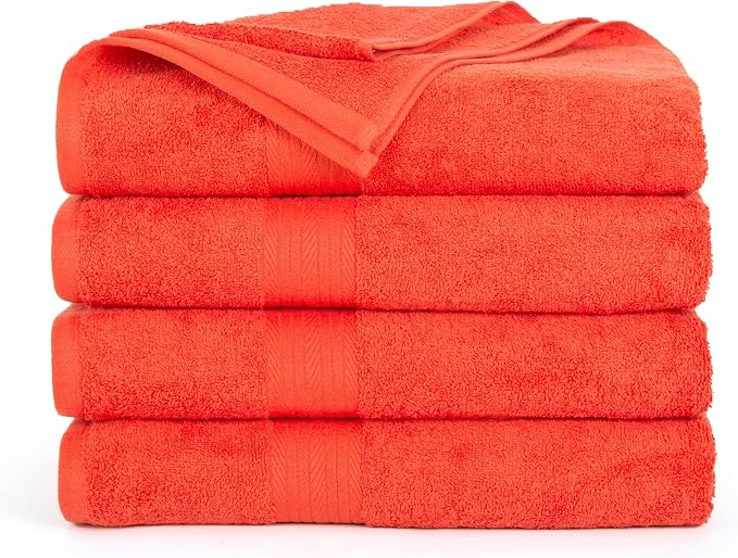 Ample Decor Bath Towels 30 X 54 Inch 600 GSM 100% Cotton Towels - Image 3