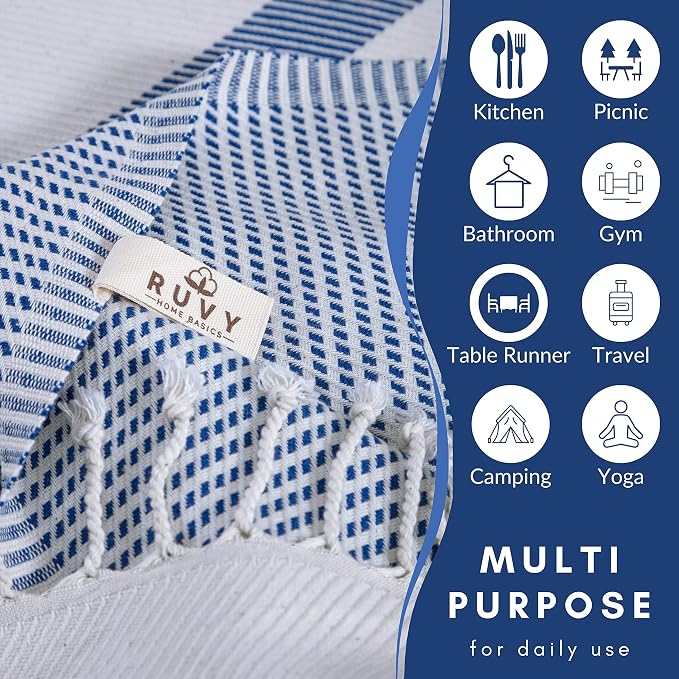 Ruvy Home Basics Turkish Hand Towels - Image 4