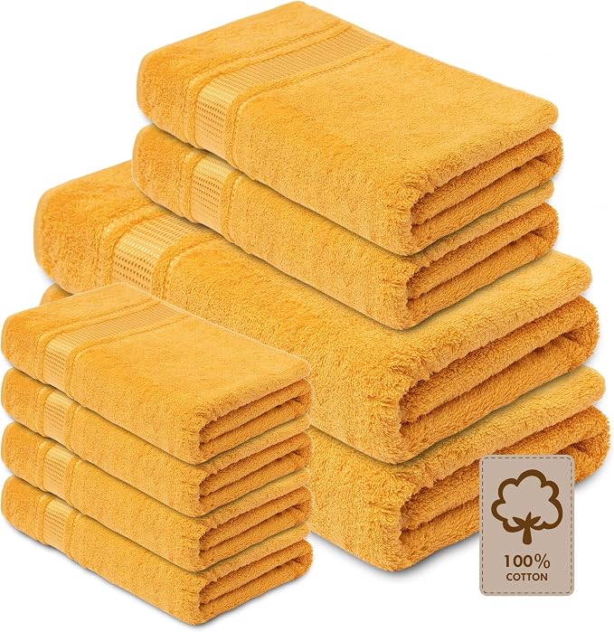 Melissa Linen 8 Piece Towel Set by MelissaLinen