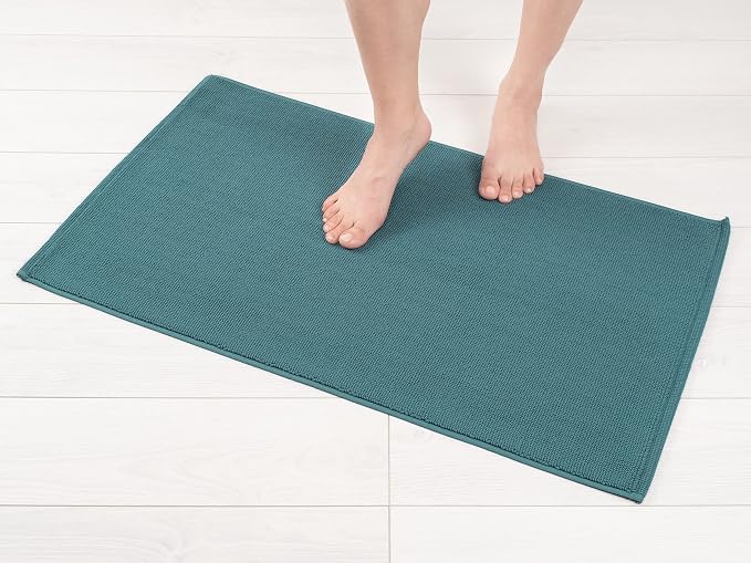 American Soft Linen Bath Rug, 20 in 34 in 100% Cotton Bath Mats Rugs by AmericanSoftLinen