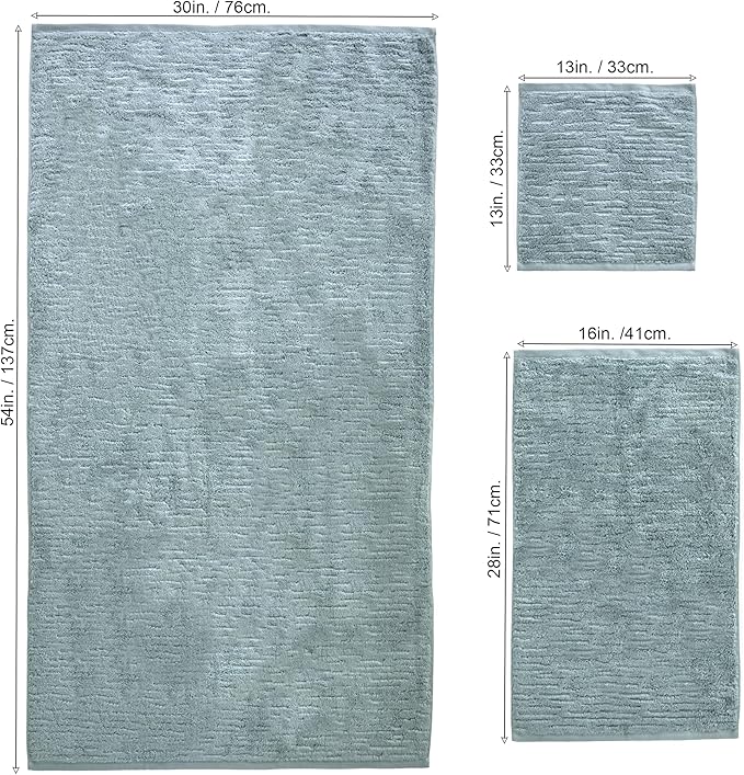 SKL Home CloudSoft Cotton Luxury 6 Pc Towel Set - Image 3