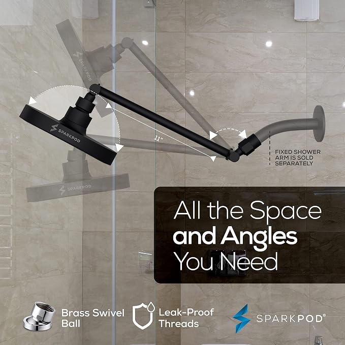 SparkPod Round Rain Shower Head - Image 5