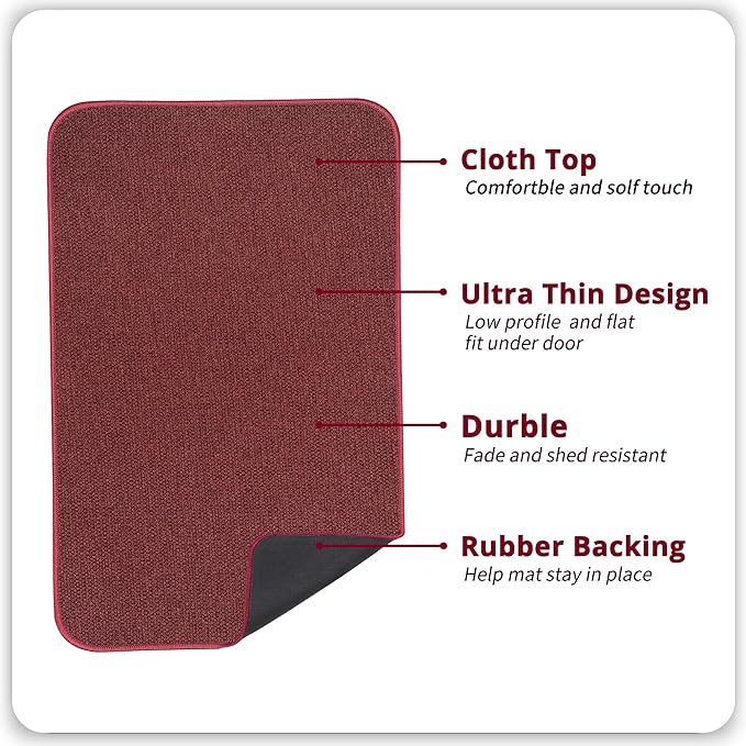 Christmas Bath Mat, Ultra Thin Bathroom Rugs, Bath Mats - Image 3