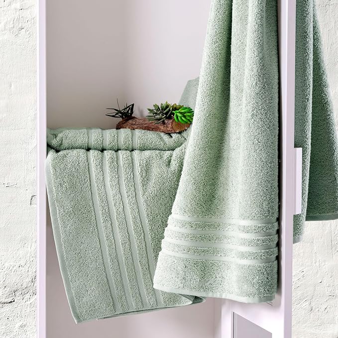 Hawmam Linen Jumbo Large Bath Sheets Towels 2 Pack Soft and Absorbent - Image 5