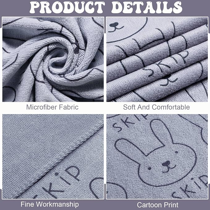 Peryiter 8 Pcs Dog Drying Towels Bulk 55'' x 28'' Pet Grooming Absorbent - Image 4