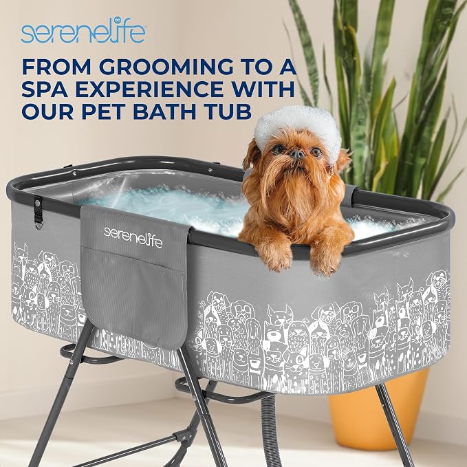 SereneLife Portable Dog Bath Tub - Image 7
