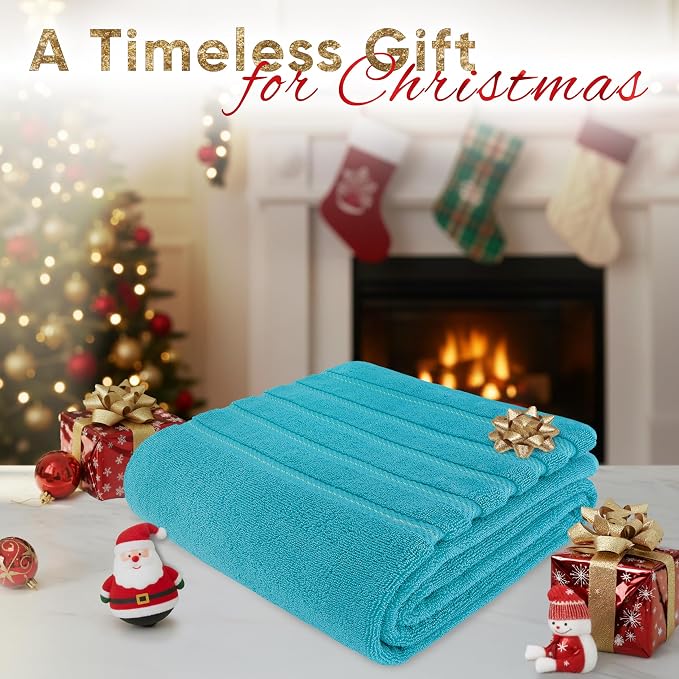 American Soft Linen 35x70 Jumbo Large Bath Towels, 600 GSM 100% Cotton Turkish - Image 2
