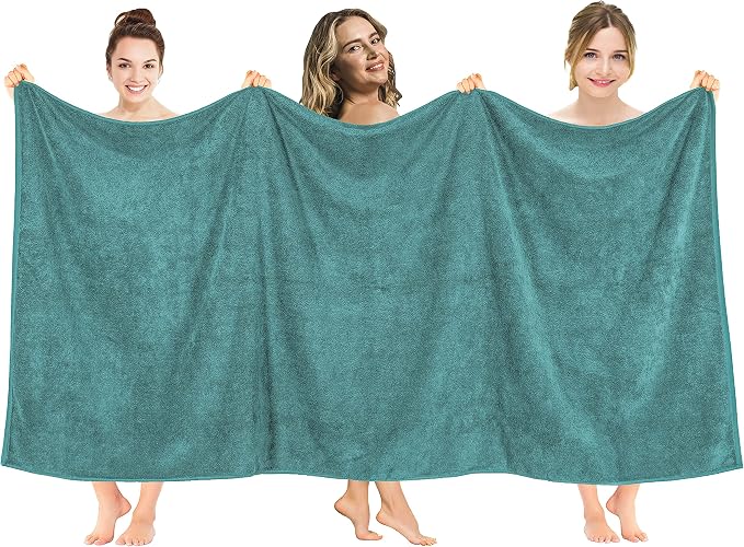 American Soft Linen Oversized Bath Sheet 40x80 Extra Large by AmericanSoftLinen
