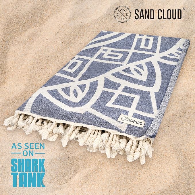 Sand Cloud Extra Large Turkish Beach Towel - Image 2