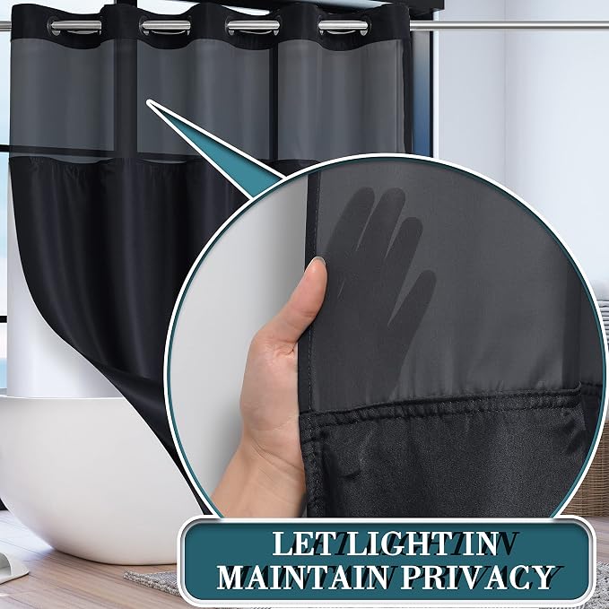 Conbo Mio No Hook Shower Curtain - Image 2
