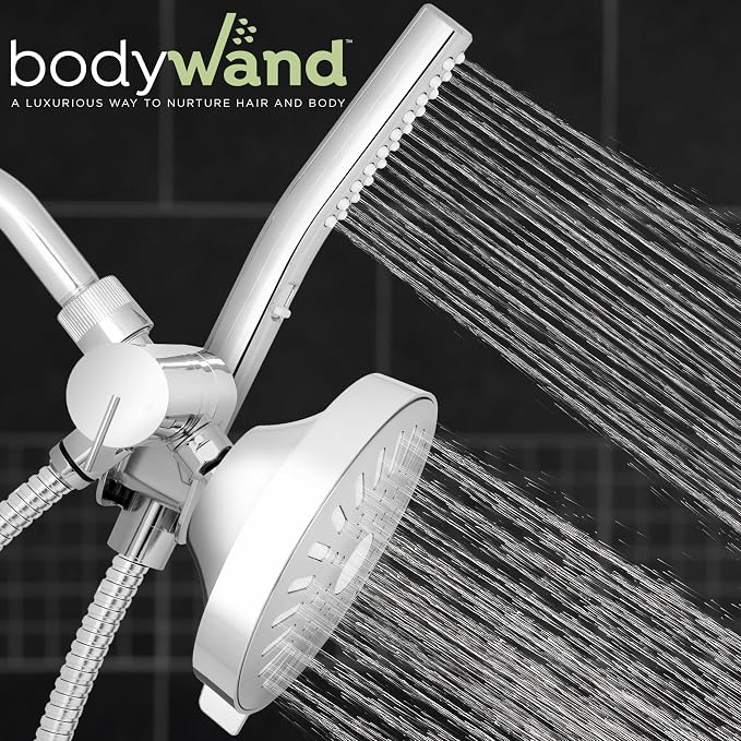 Waterpik High Pressure Handheld Wand and Rain Shower Head Combo - Image 5
