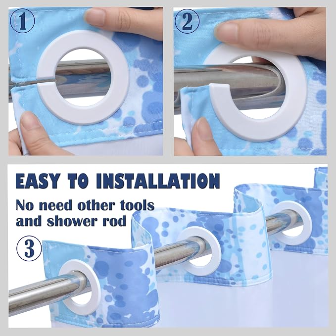 Conbo Mio No Hook Shower Curtain - Image 6