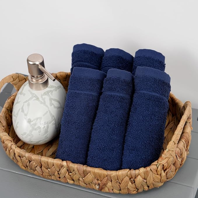 Tens Towels Pack of 24 Washcloths, 12 x 12 Inches, Lighter Weight, Quick to Dry - Image 3