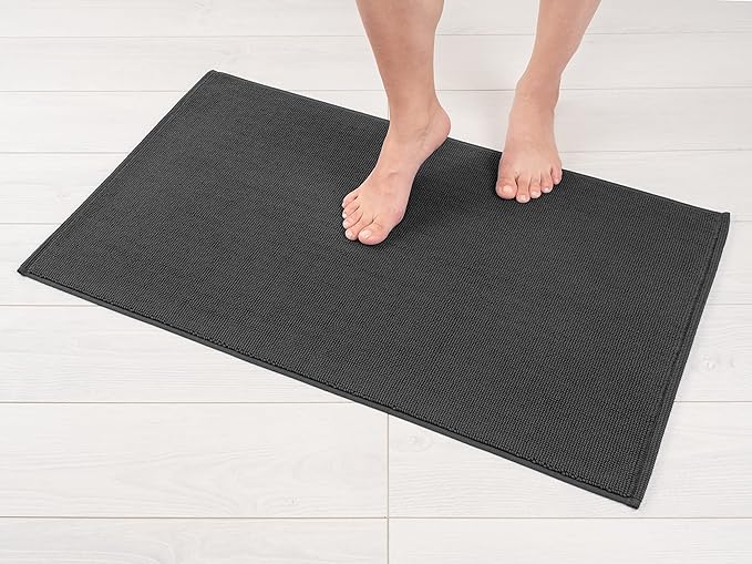 American Soft Linen Bath Rug, 20 in 34 in 100% Cotton Bath Mats Rugs by AmericanSoftLinen