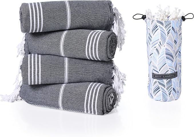 BAY LAUREL Turkish Beach Towel - Image 2