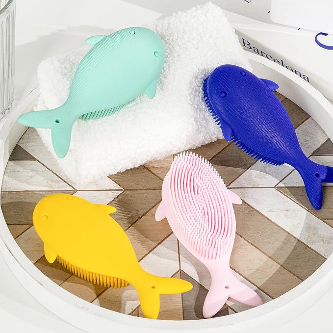 Premium Sensory Brush for Kids or Autism, Soft Silicone Body Scrubber, 2 in 1 - Image 9