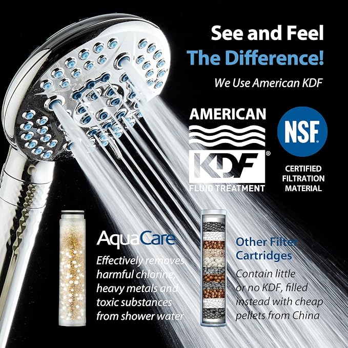 AquaCare 4X High Pressure 10-mode Filter Handheld Shower Head - Image 2