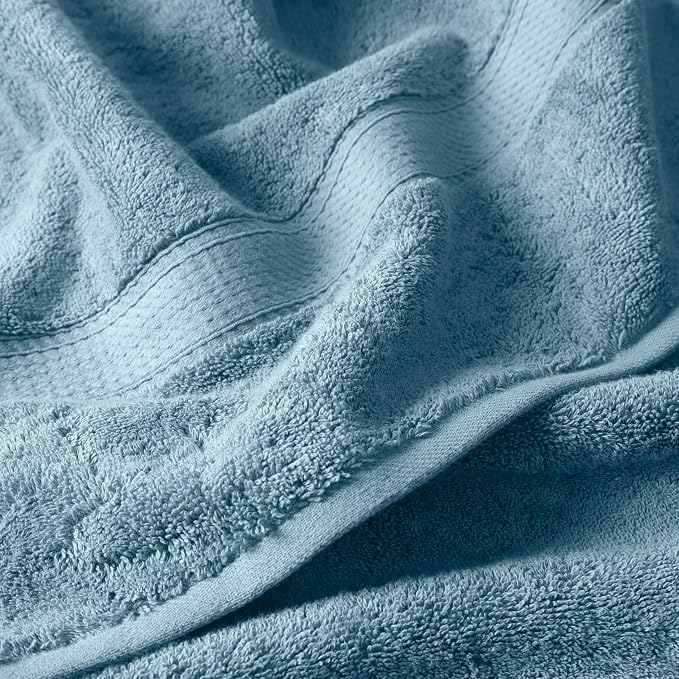 Superior Egyptian Cotton Pile 6 Piece Towel Set, Includes 2 Bath, 2 Hand - Image 4