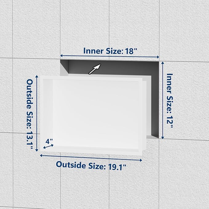 Neodrain 18X12Inch Shower Niche - Image 3
