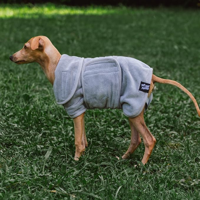 Tuff Pupper Fast Drying Dog Bath Robe | 800 GSM Plush Dog Towel - Image 8