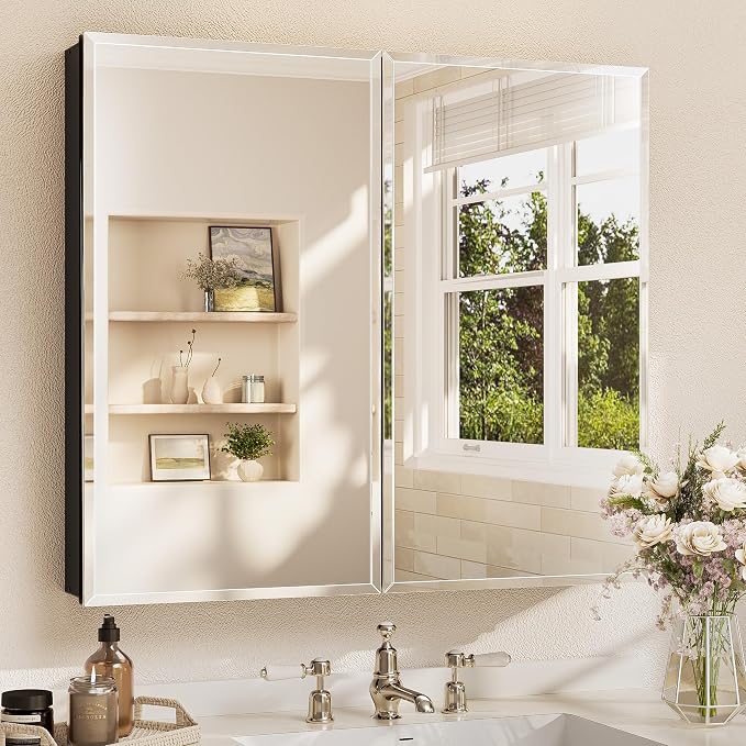 TETOTE 36 x 32 Mirrored Medicine Cabinets by TETOTE