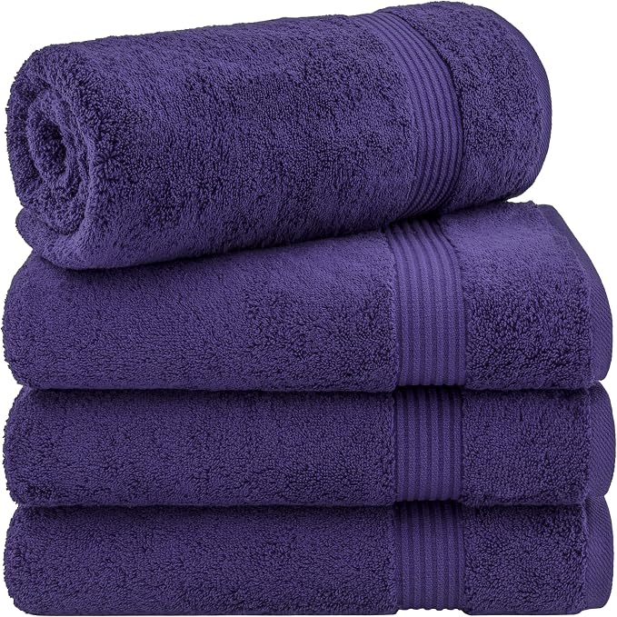 Cotton Paradise 4 Piece Turkish Bath Towels by UNITEDHOMETEXTILE