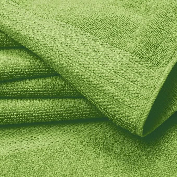 GLAMBURG Ultra Soft 6-Piece Hand Towel Set 16x28-100% Ringspun Cotton - Image 2