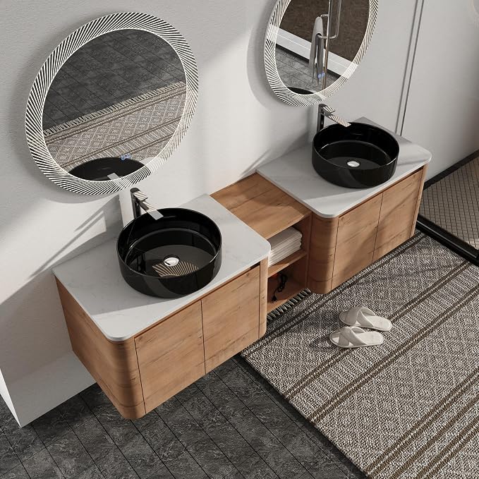 Malwee 72" Floating Bathroom Vanity by Malwee-SweetStar
