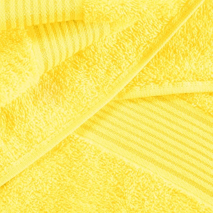 BELZZI Home Ultra Soft 4 Pack Oversized Bath Towel Set 27x54, Cotton Compact - Image 2