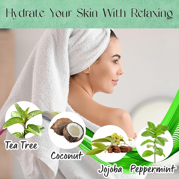 Tea Tree Body Wash with Mint & Shower Gel with Vitamin E - Image 2