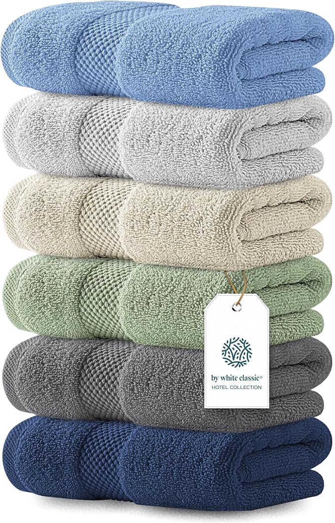 White Classic Luxury Multicolor Hand Towels by WhiteClassic