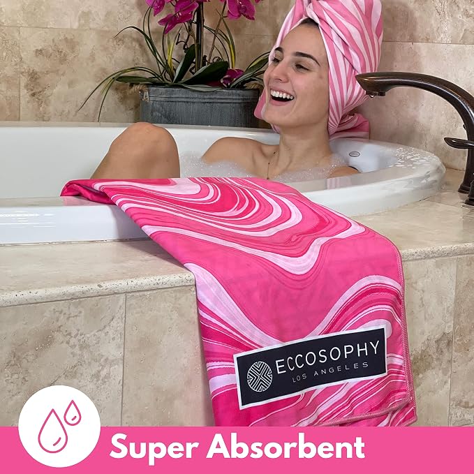 ECCOSOPHY Microfiber Beach Towel - Image 6