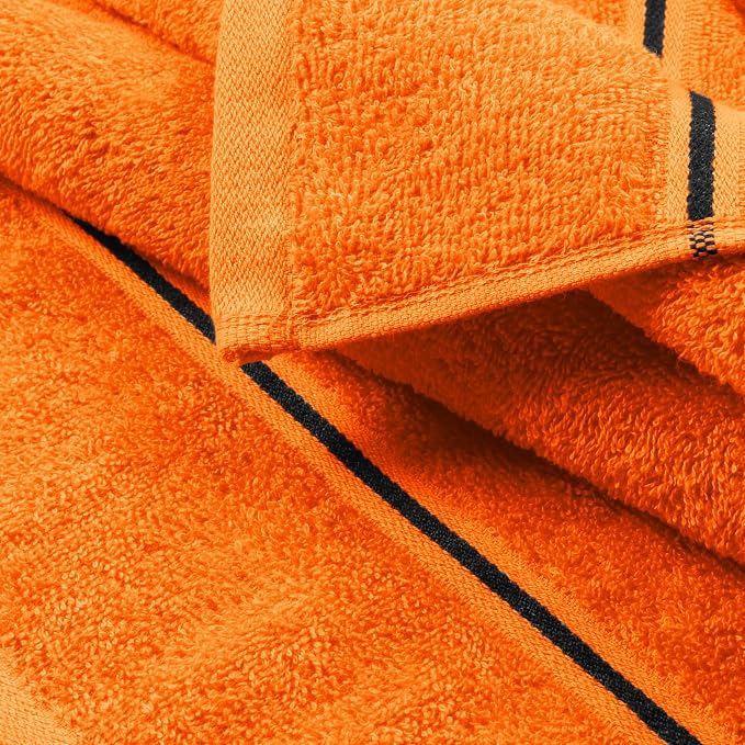 MyOwn Ultra Soft 6 Pack Cotton Towel Set, Contains 2 Bath Towels 28x55 inch - Image 2
