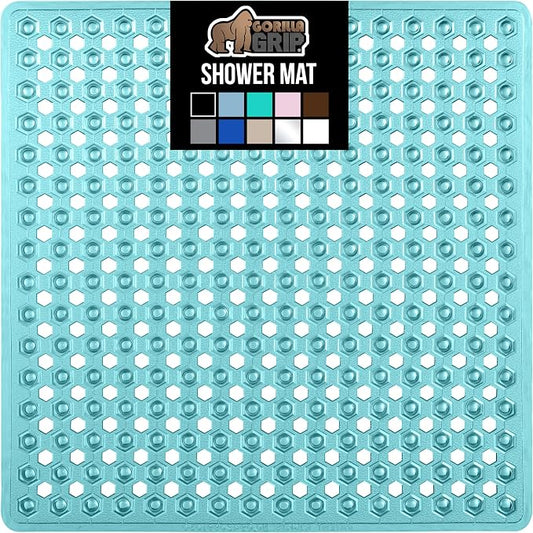 GORILLA GRIP Patented Square Shower Stall Mat, Small Bathtub Floor Mats by GorillaGrip