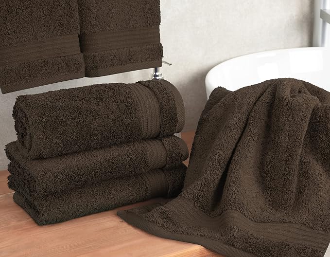 Cotton Paradise Hand Towels for Bathroom, 100% Cotton Turkish 4 Piece Hand - Image 3