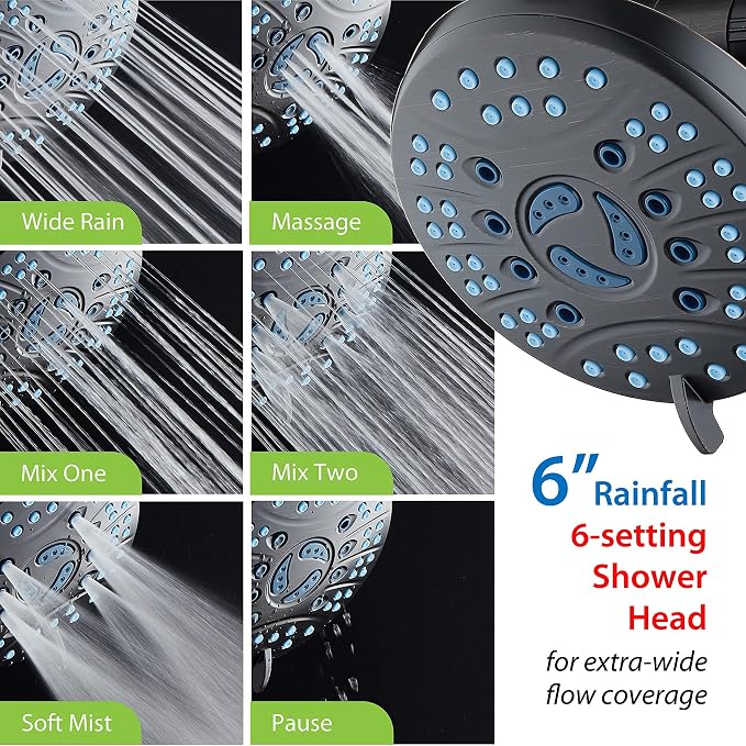 Hotel Spa AquaCare for California As-Seen-On-TV High Pressure Handheld Rain - Image 8