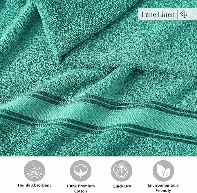LANE LINEN Luxury Bath Towels Set - Image 7