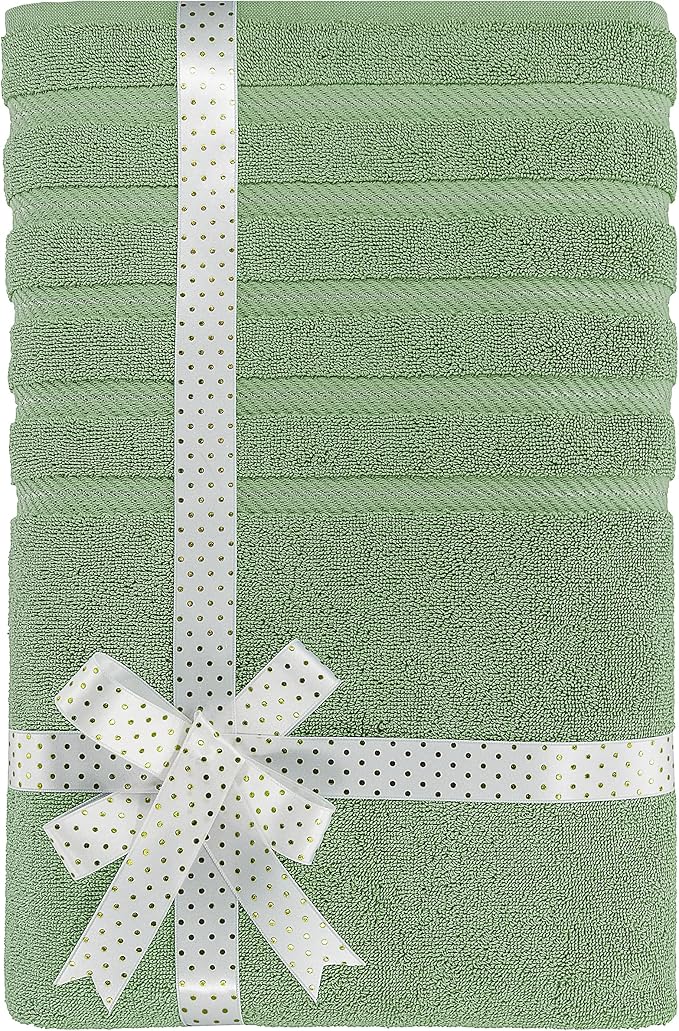 American Soft Linen 35x70 Jumbo Large Bath Towels, 600 GSM 100% Cotton Turkish - Image 4
